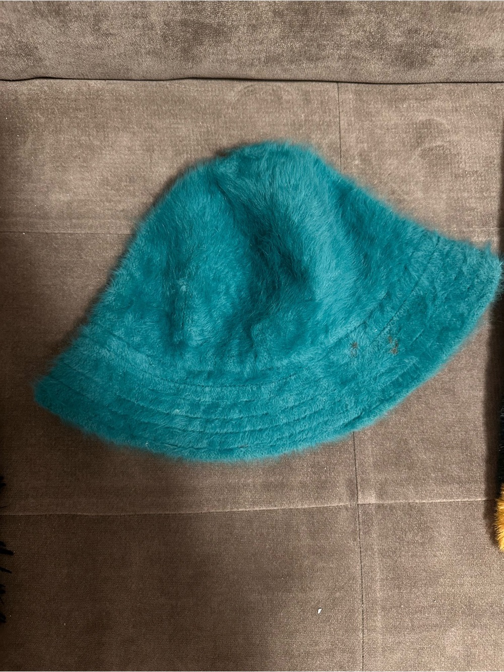 aerie Green Fuzzy Bucket Hat